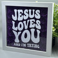 Jesus Loves You - Purple