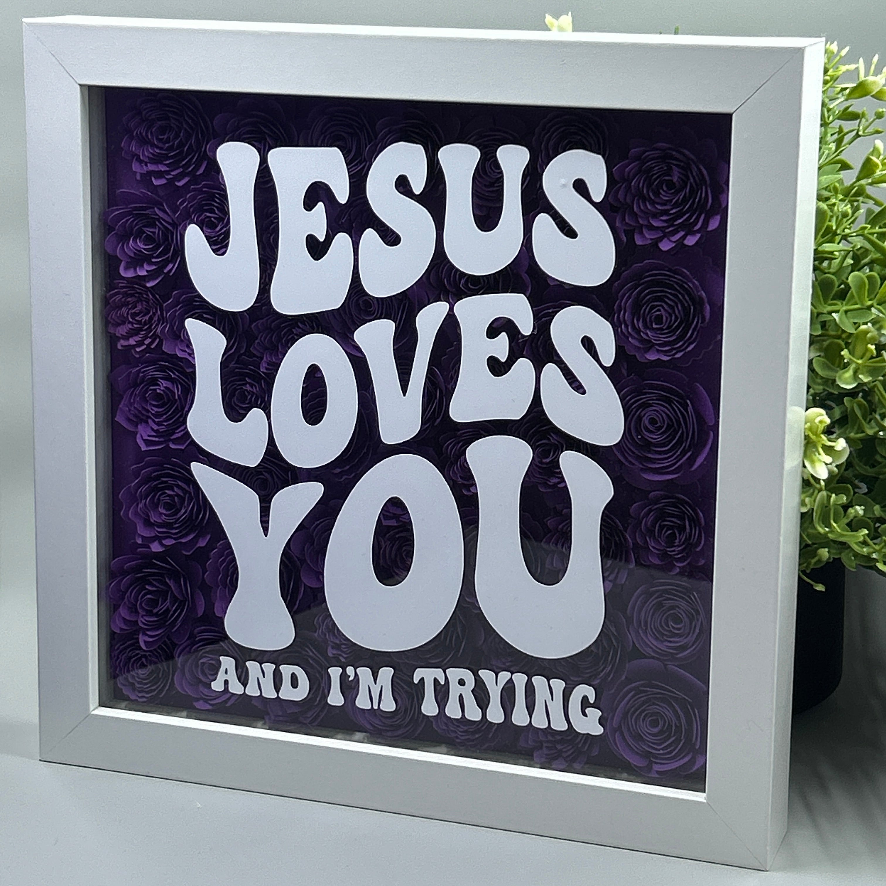 Jesus Loves You - Purple