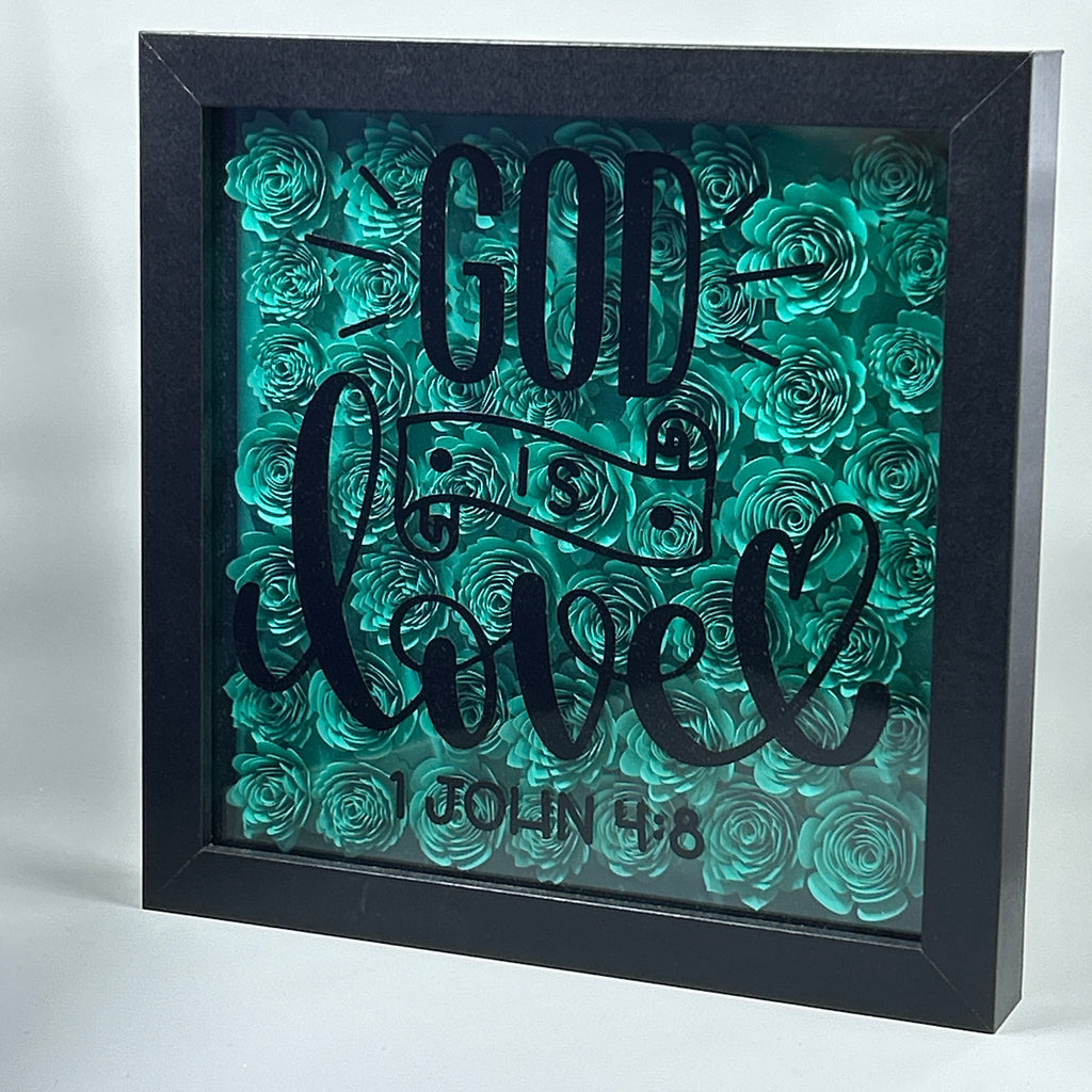 God Is Love - Teal