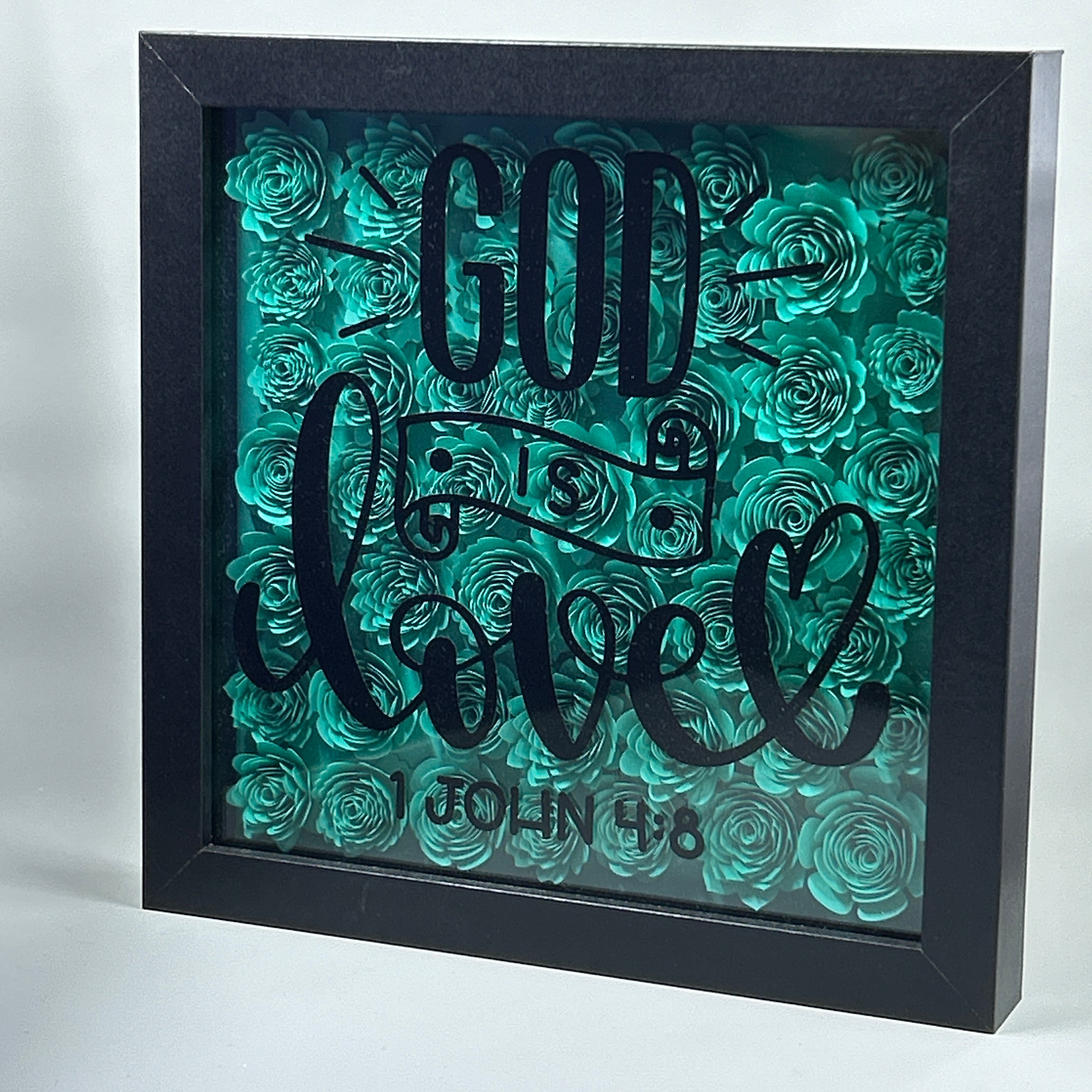 God Is Love - Teal