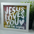 Jesus Loves You -Pastel Rainbow