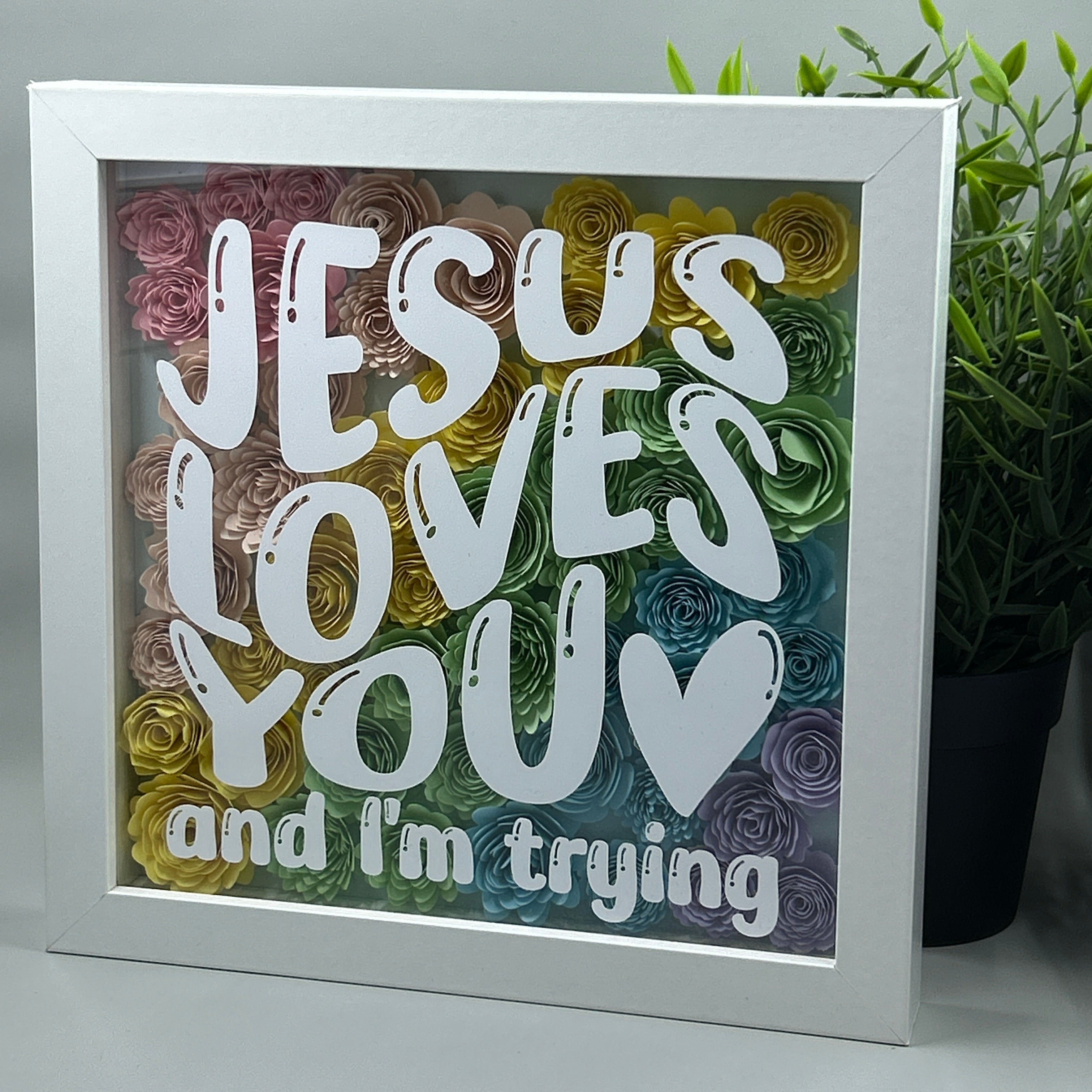 Jesus Loves You -Pastel Rainbow