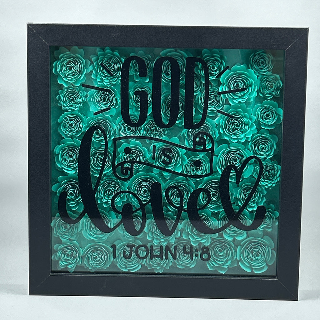 God Is Love - Teal