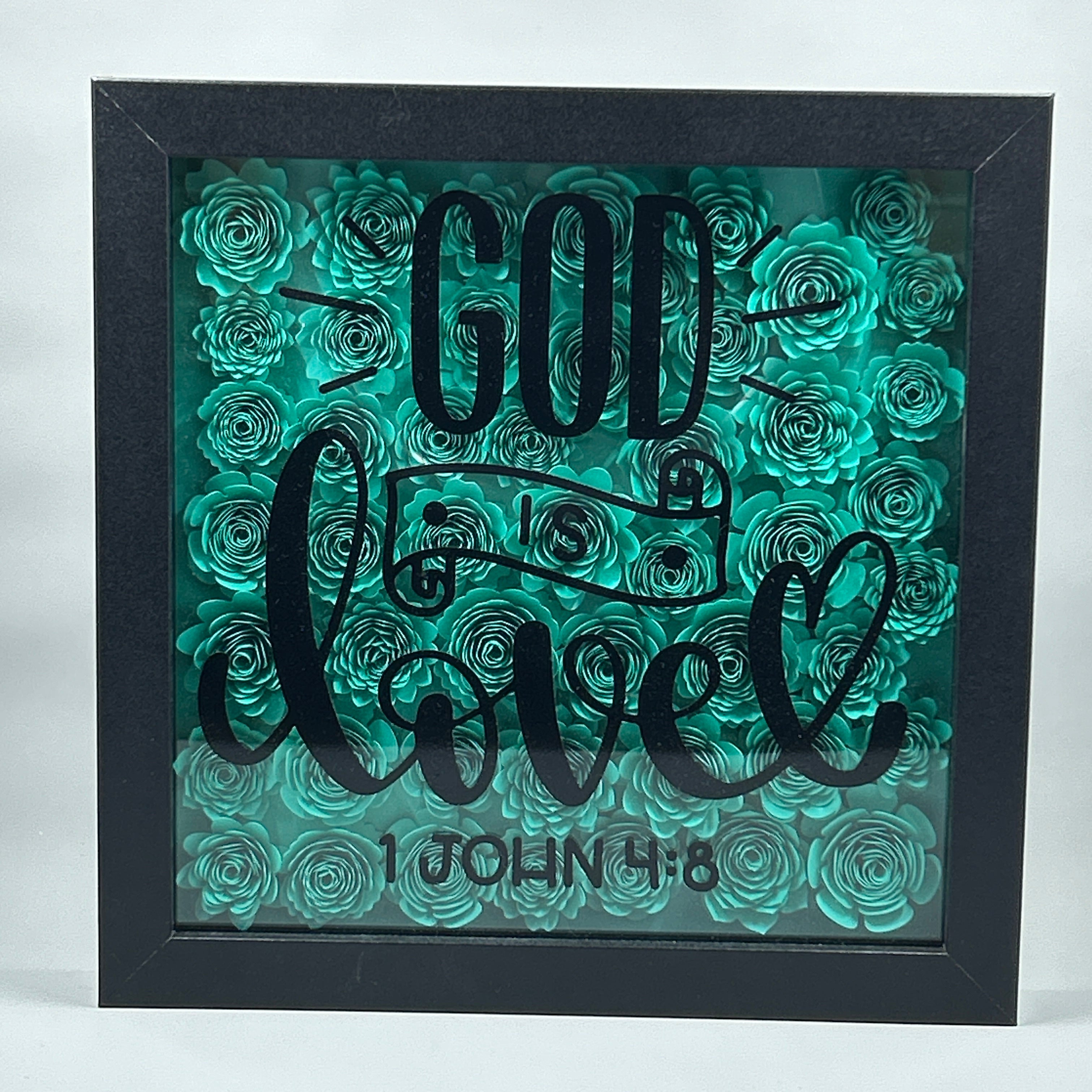 God Is Love - Teal