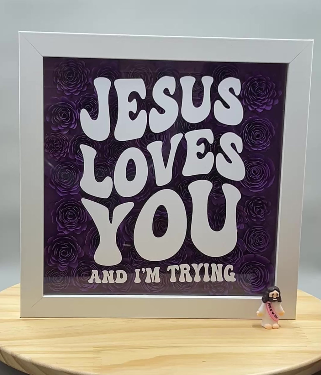 Jesus Loves You - Purple
