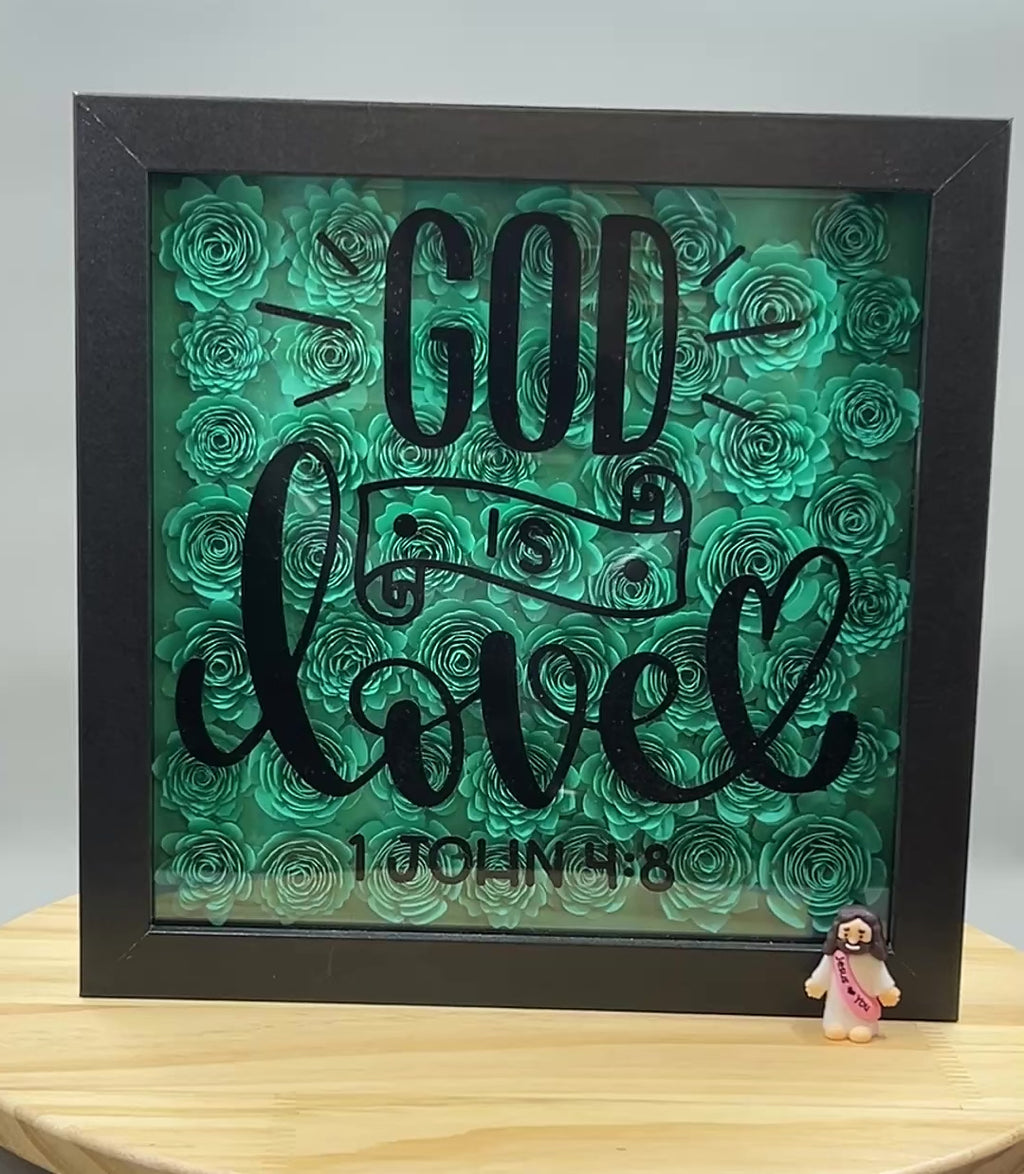 God Is Love - Teal