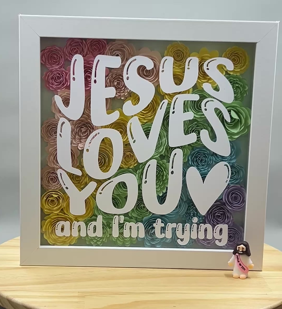 Jesus Loves You -Pastel Rainbow